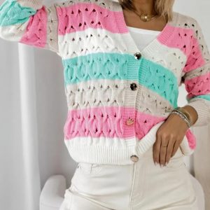 Gilet rayé alexandra
