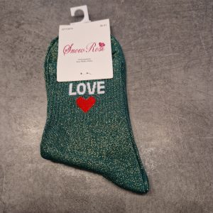 chaussettes paillettes love