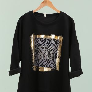 Sweat sandrine strass
