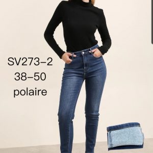 Jean slim thermique anna