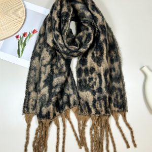 Echarpe pilou léopard