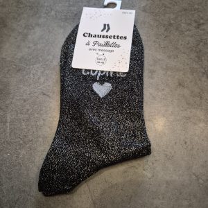Chaussettes paillettes " copine"