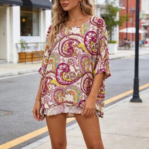 Blouse loose  cachemire